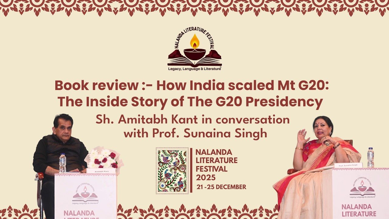Book review: How India scaled Mt G20 | Sh. Amitabh Kant in conversation with Prof. Sunaina Singh