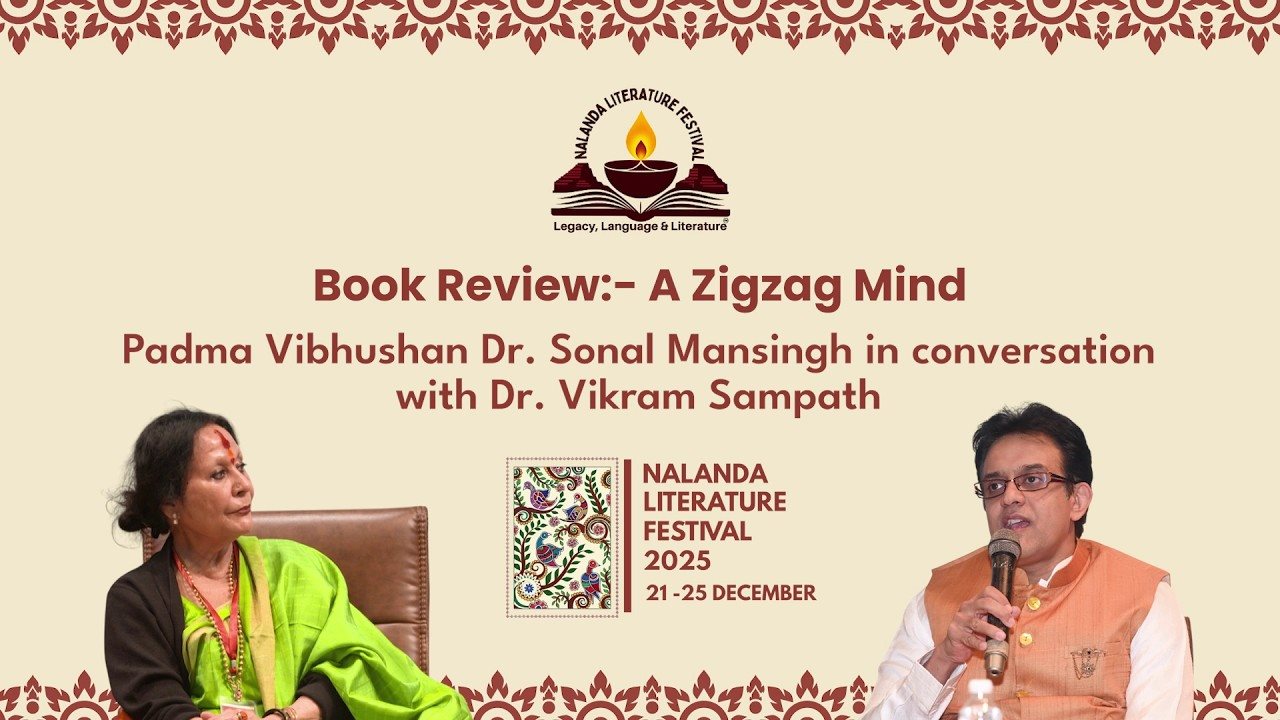 Book Review: A Zig Zag Mind | Dr. Sonal Mansingh in Conversation With Dr. Vikram Sampath